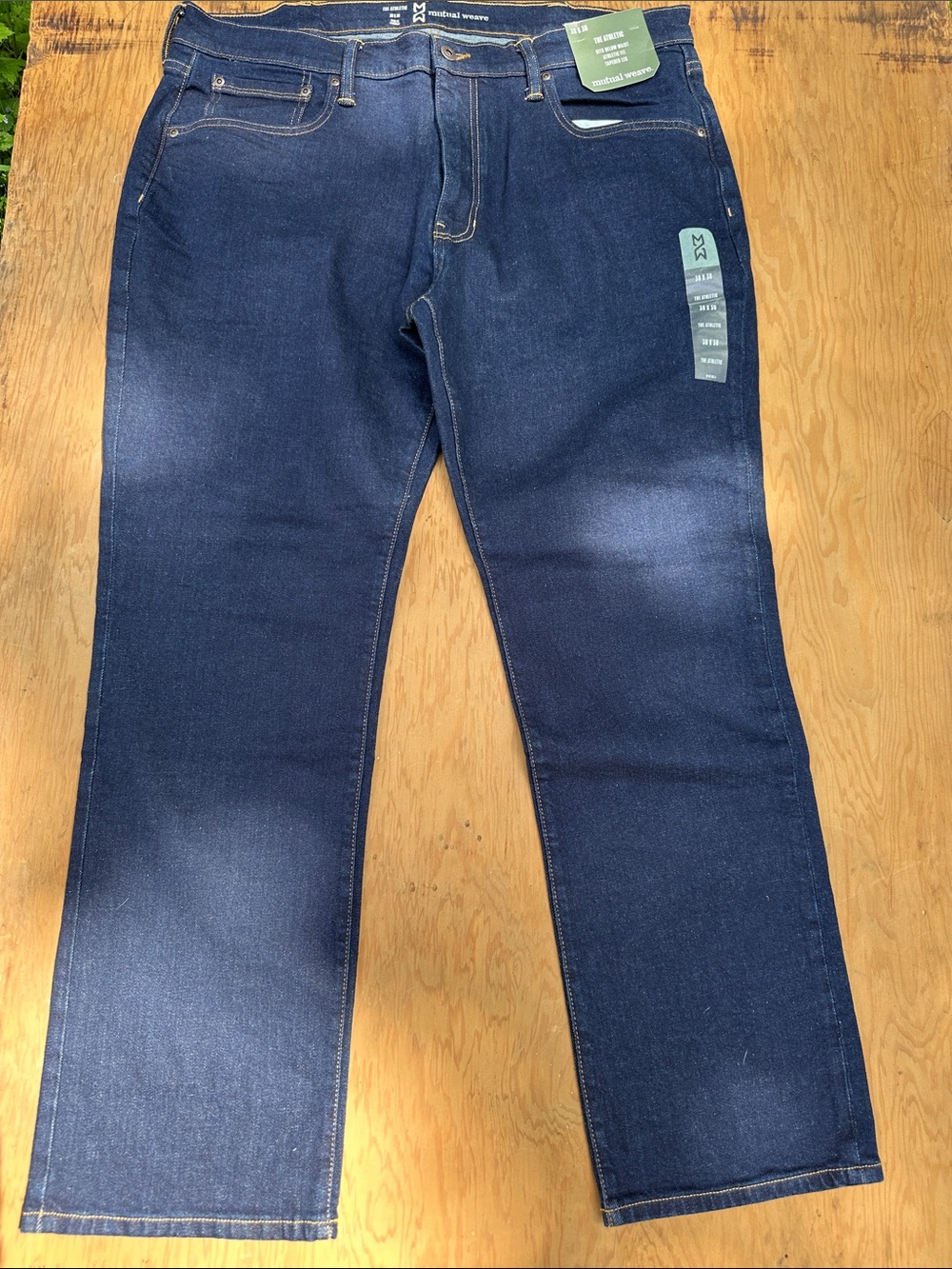 Men's Indigo Straight-Leg Jeans by